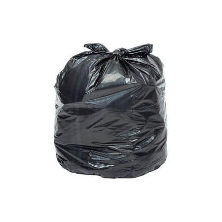 Napco Bag And Film GEC 153; Super Duty Black Trash Bags - 30 to 33 Gal, 2.5 Mil, 100 Bags/Case RM333925
